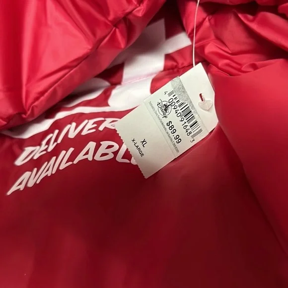 Toy story disney pizza planet puffer jacket xl - Picture 7 of 16